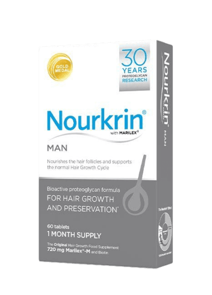 قرص نورکرین آقایان Nourkrin® Man راهکاری طبیعی برای ریزش مو در آقایان