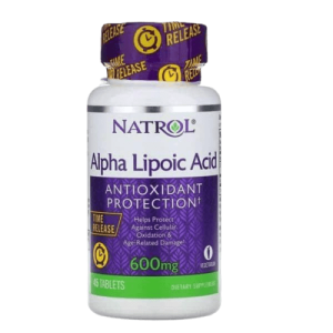 آلفا لیپوئیک اسید ناترولAlpha Lipoic Acid (ALA) Capsules - 600mg 