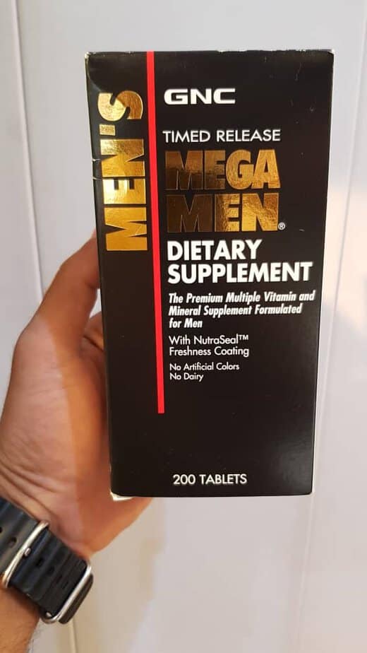 خرید مولتی ویتامین مگا من جی ان سی 100 عدد GNC Mega Men مای پرو بادی