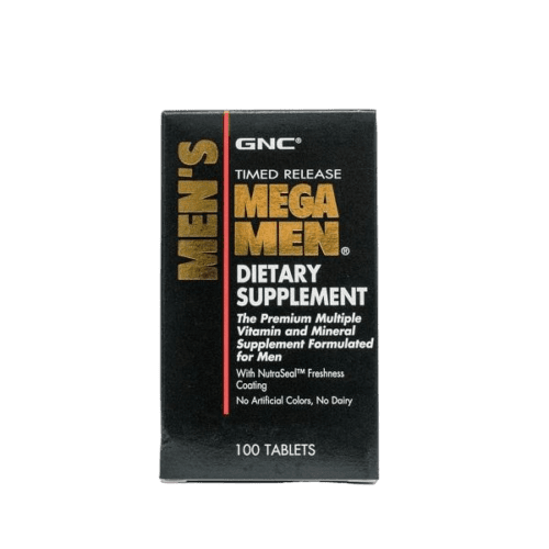 مولتی ویتامین مگا من جی ان سی 100 عدد GNC Mega Men + ارسال فوری!