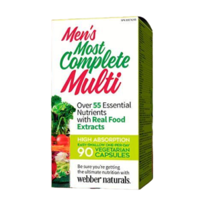 مولتی ویتامین کامل مردانه ویبر نچرالز webber Men’s Most Complete Mult