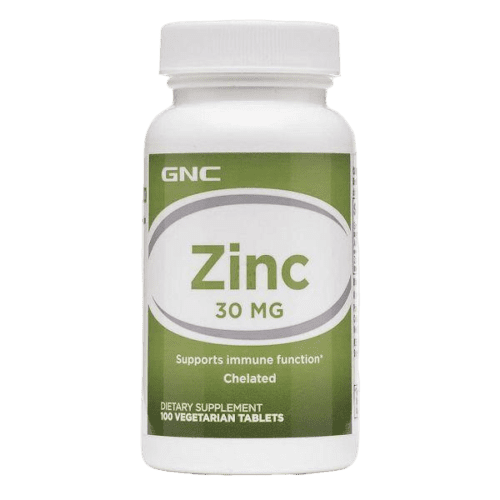 مکمل زینک 30 میلی‌گرمی جی‌ان‌سی (GNC Zinc 30mg)