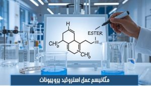 مکانیسم عمل استروئید پروپیونات
