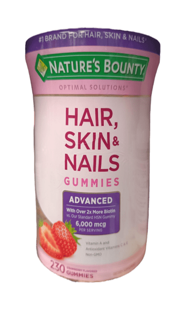 پاستیل هیر اسکین نیلز نیچرز بونتی Nature's Bounty Hair, Skin & Nails Gummies
