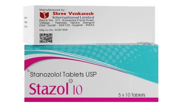 استروئید استانازول 10 شری Shree Venkatesh Stazol 10Mg