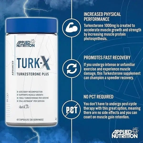 عصاره ترکسترون اپلاید Applied Turk-X Turkesterone Plus