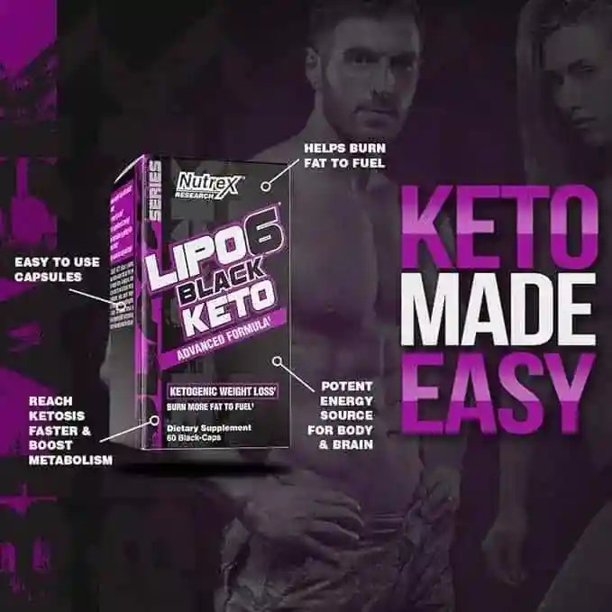 خرید چربی سوز لیپو 6 بلک کتو ناترکس Nutrex Lipo6 Black Keto۱۳۳