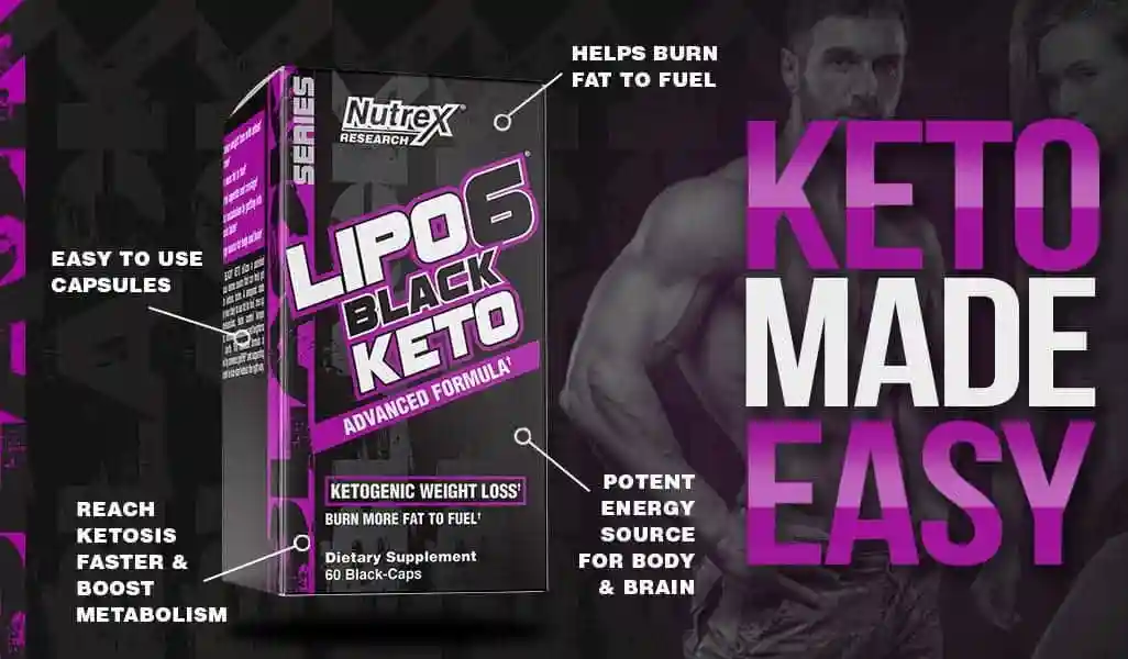 خرید چربی سوز لیپو 6 بلک کتو ناترکس Nutrex Lipo6 Black Keto۱۳۳