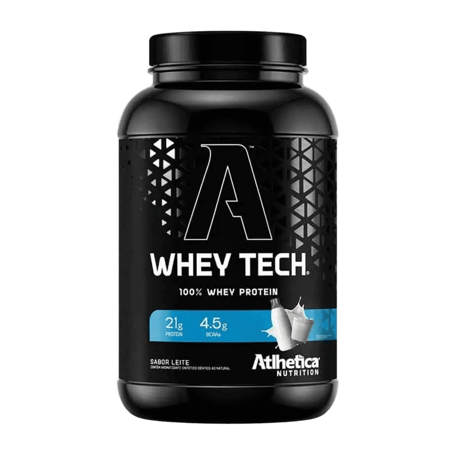 خرید پروتئین وی تک Whey Tech Leite اتلتیکا 900 گرم