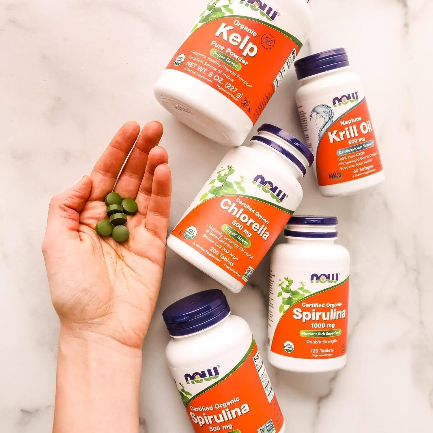 کلرلا ارگانیک ناو فودز NOW Foods Organic Chlorella