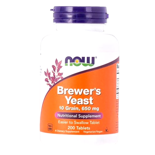 مخمر آبجو ناو فودز ۶۵۰ میلی گرم (۲۰۰ عدد) | NOW Brewer’s Yeast 